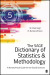 The SAGE Dictionary of Statistics & Methodology